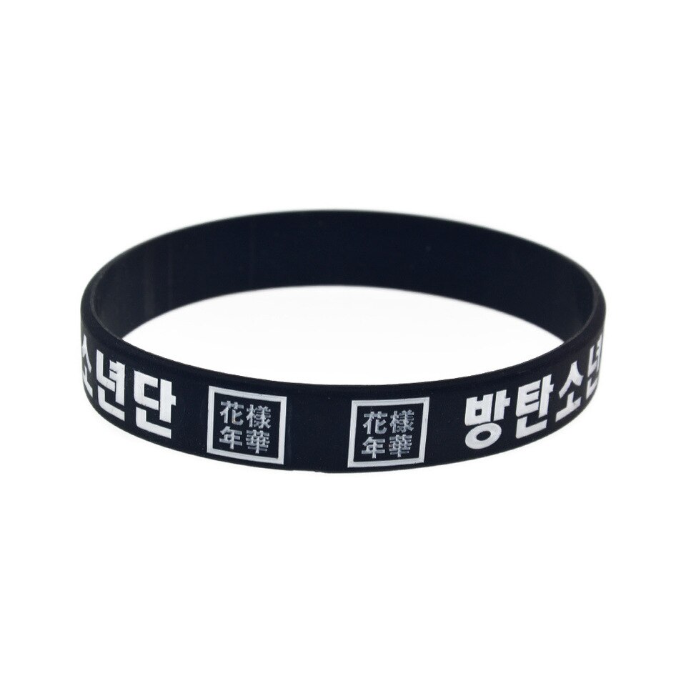 Bracelet en Silicone BTS - Boutique Coréenne Gomirang